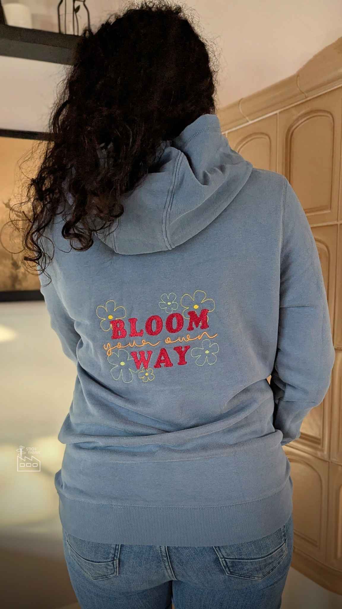 Stickdatei - Bloom Vollstick