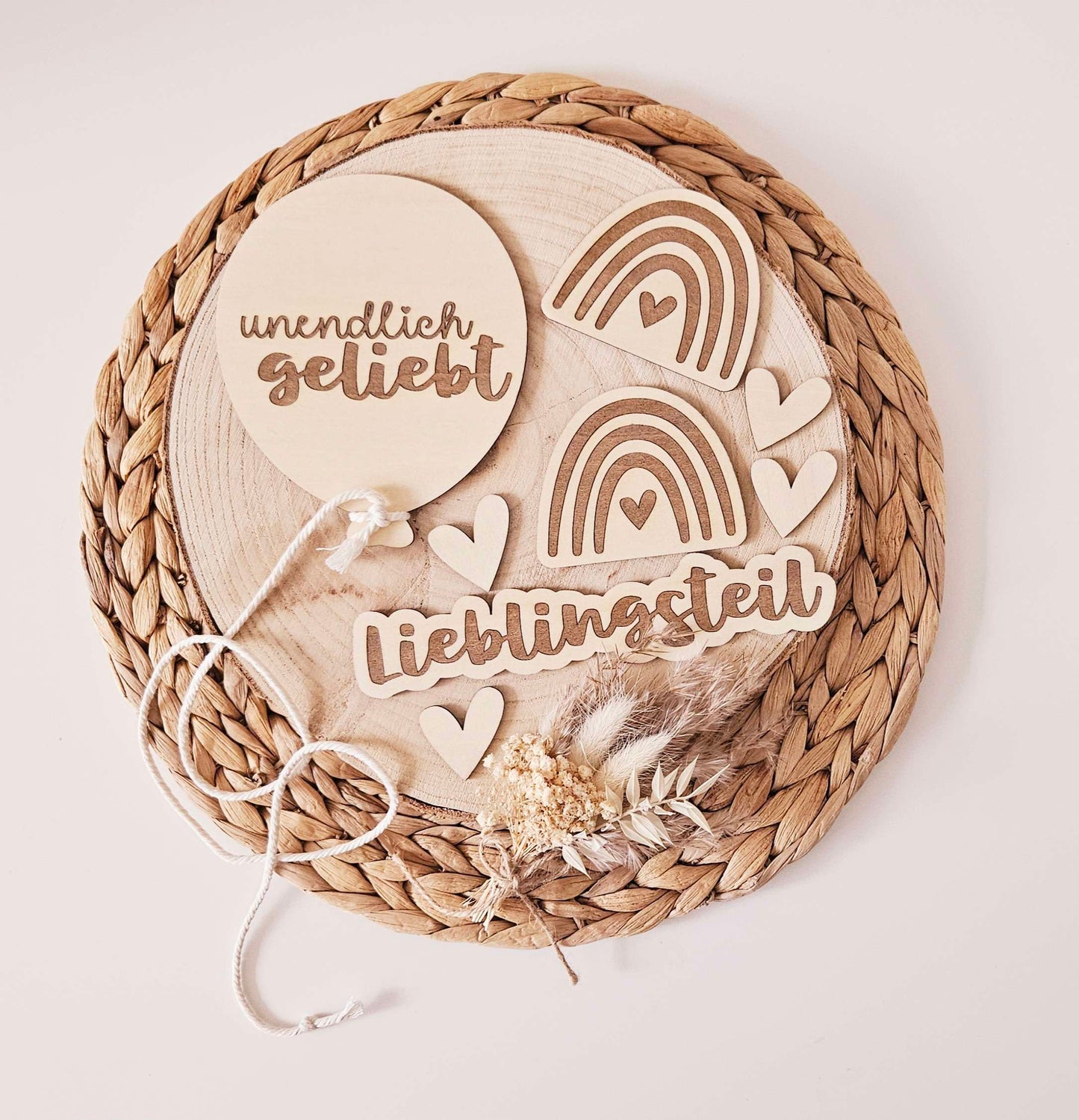 Flatlay Set - Lieblingsteil graviert