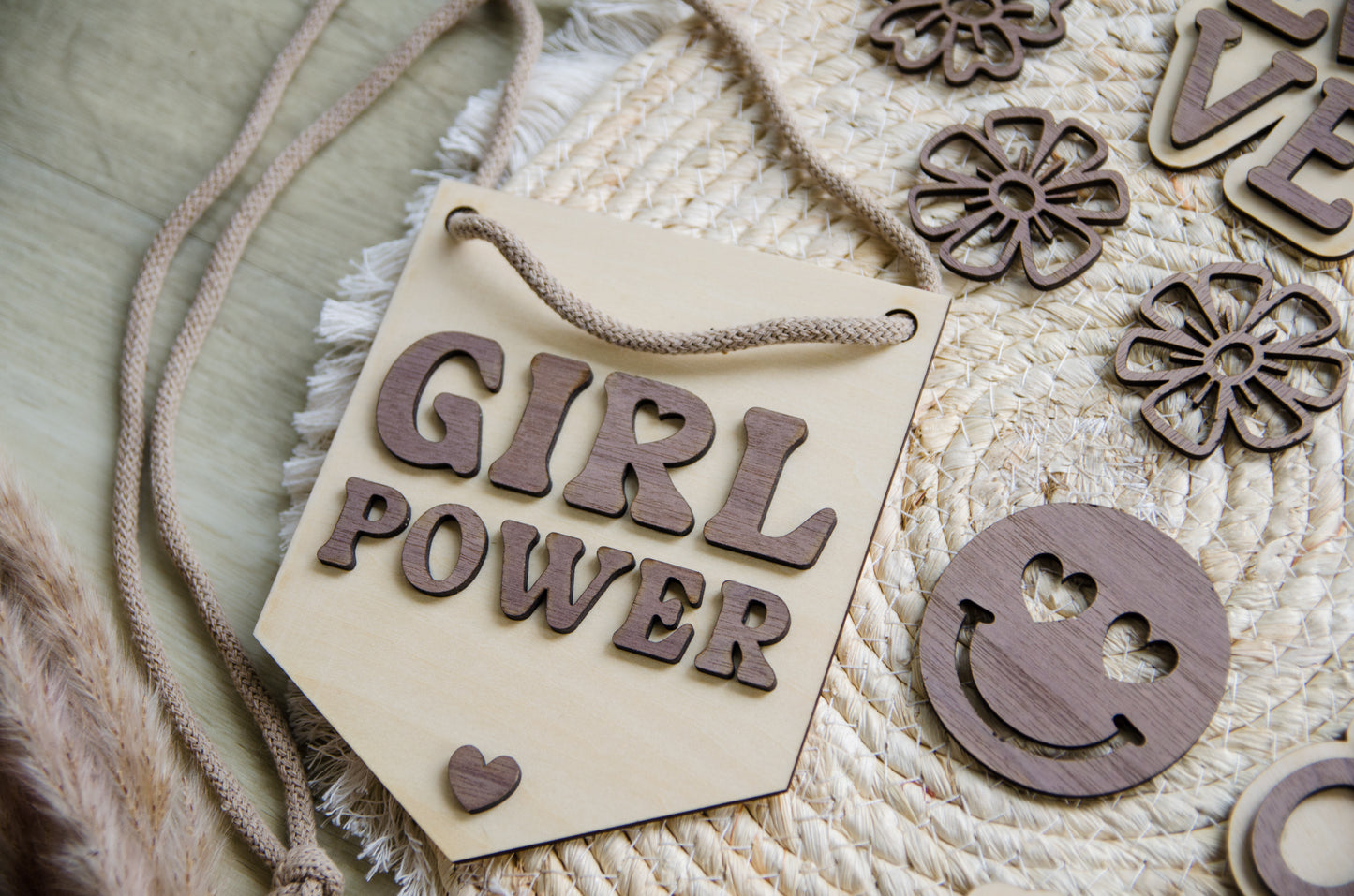Schild - Girl Power