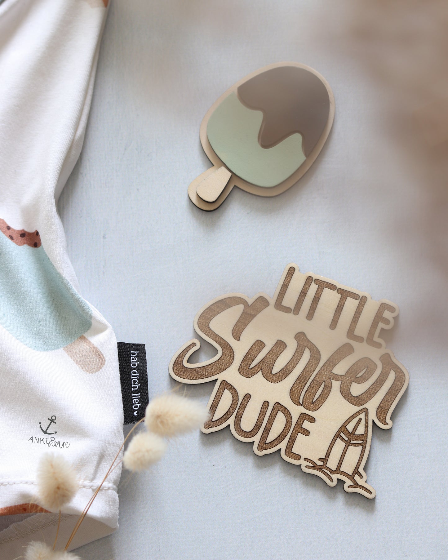 Schild - Little Surfer Dude