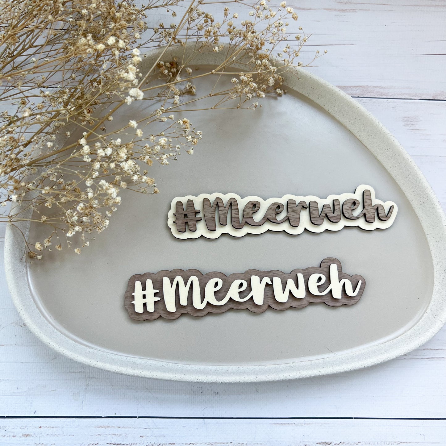 Schild - #Meerweh