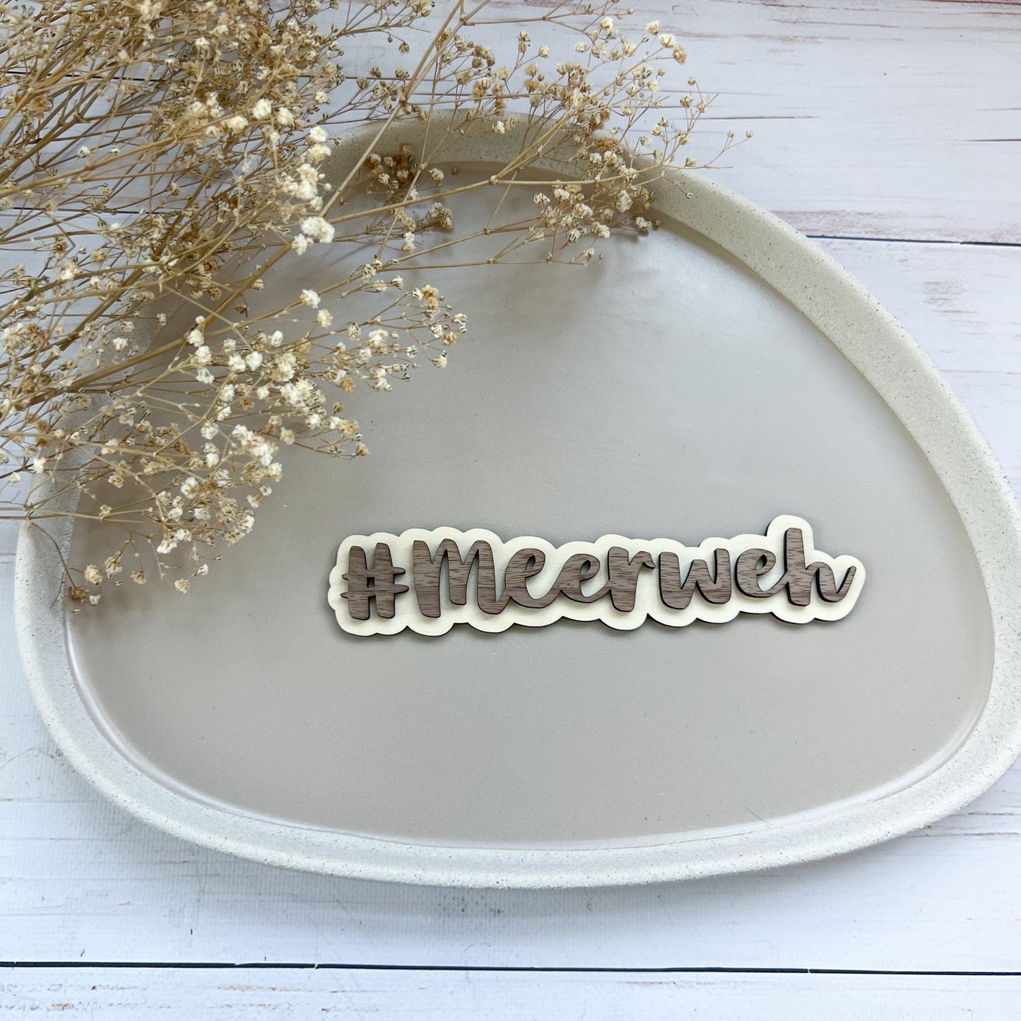 Schild - #Meerweh