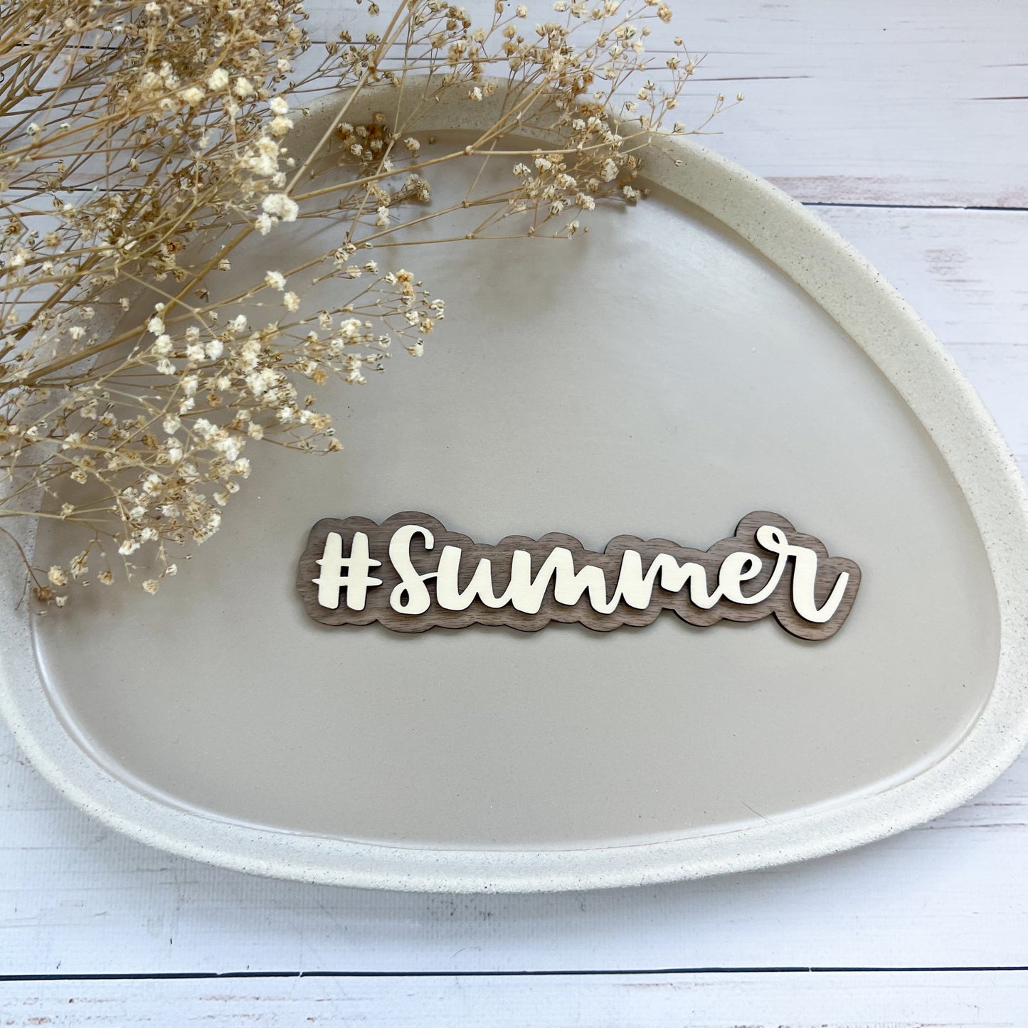 Schild - #summer
