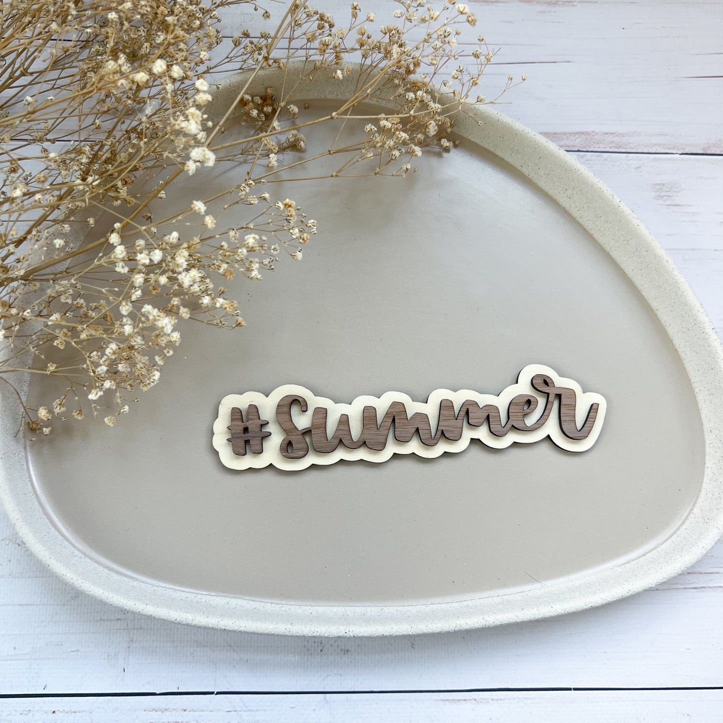 Schild - #summer