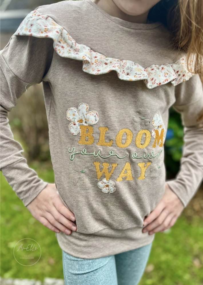 Stickdatei - Bloom Vollstick