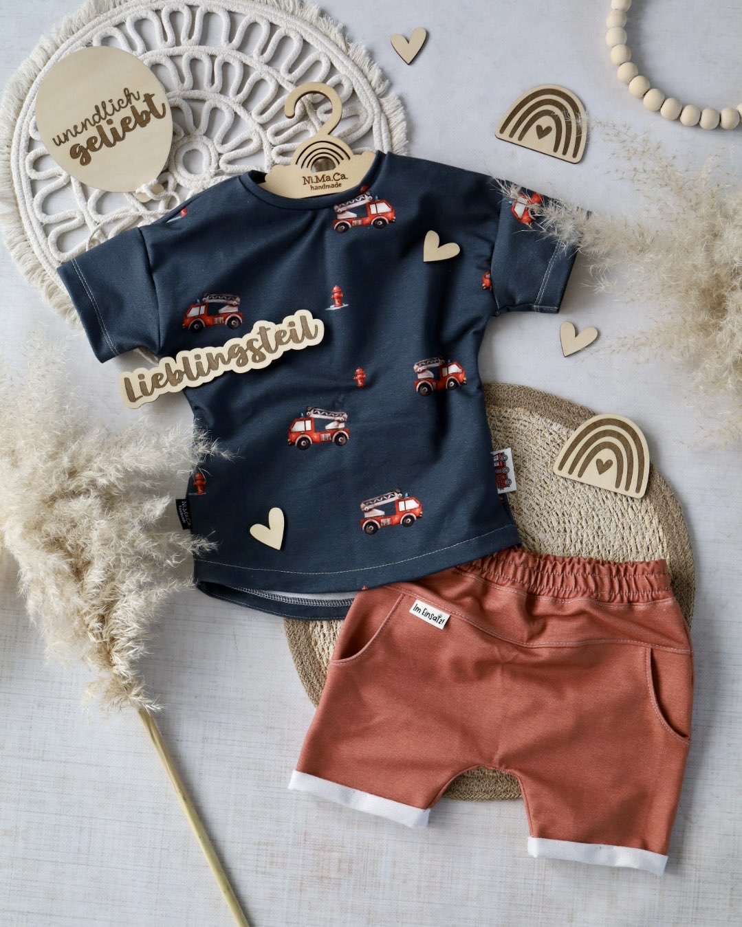 Flatlay Set - Lieblingsteil graviert