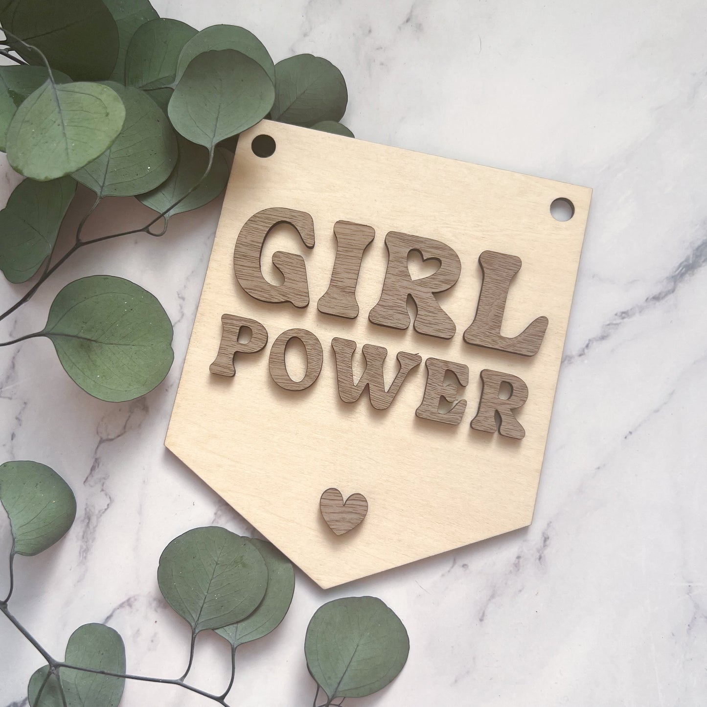 Schild - Girl Power