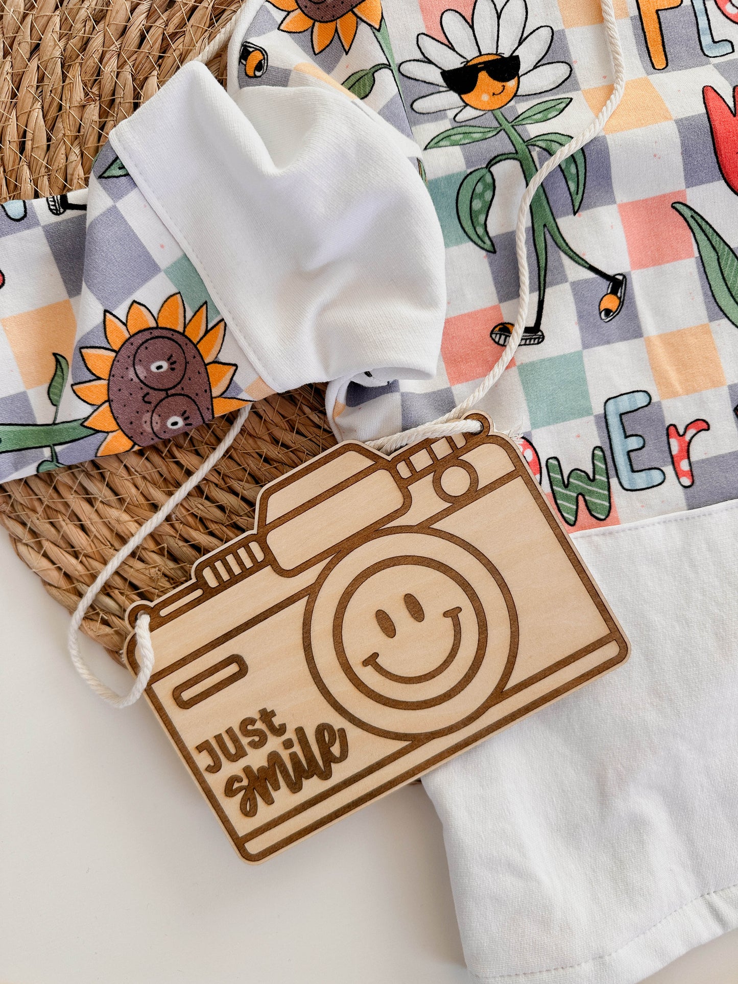 Flatlay Set - Happy graviert