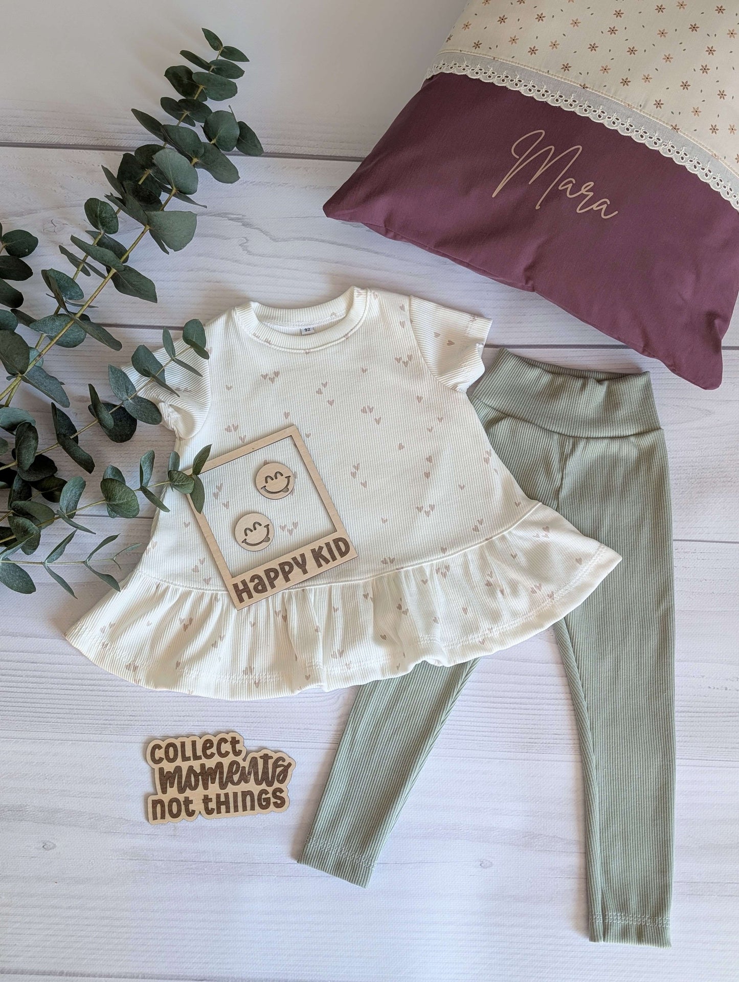 Flatlay Set - Happy graviert