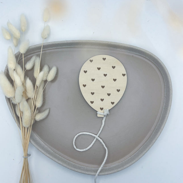 Luftballon - Herzen graviert