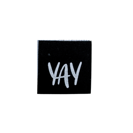 Weblabel - YAY schwarz
