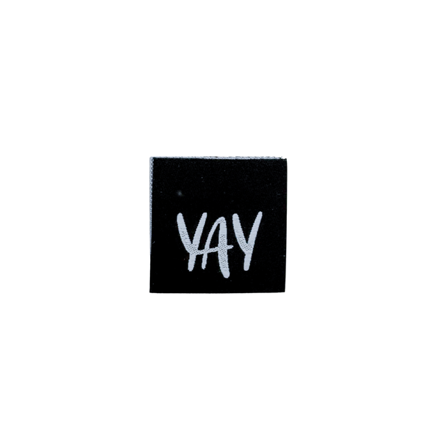 Weblabel - YAY schwarz
