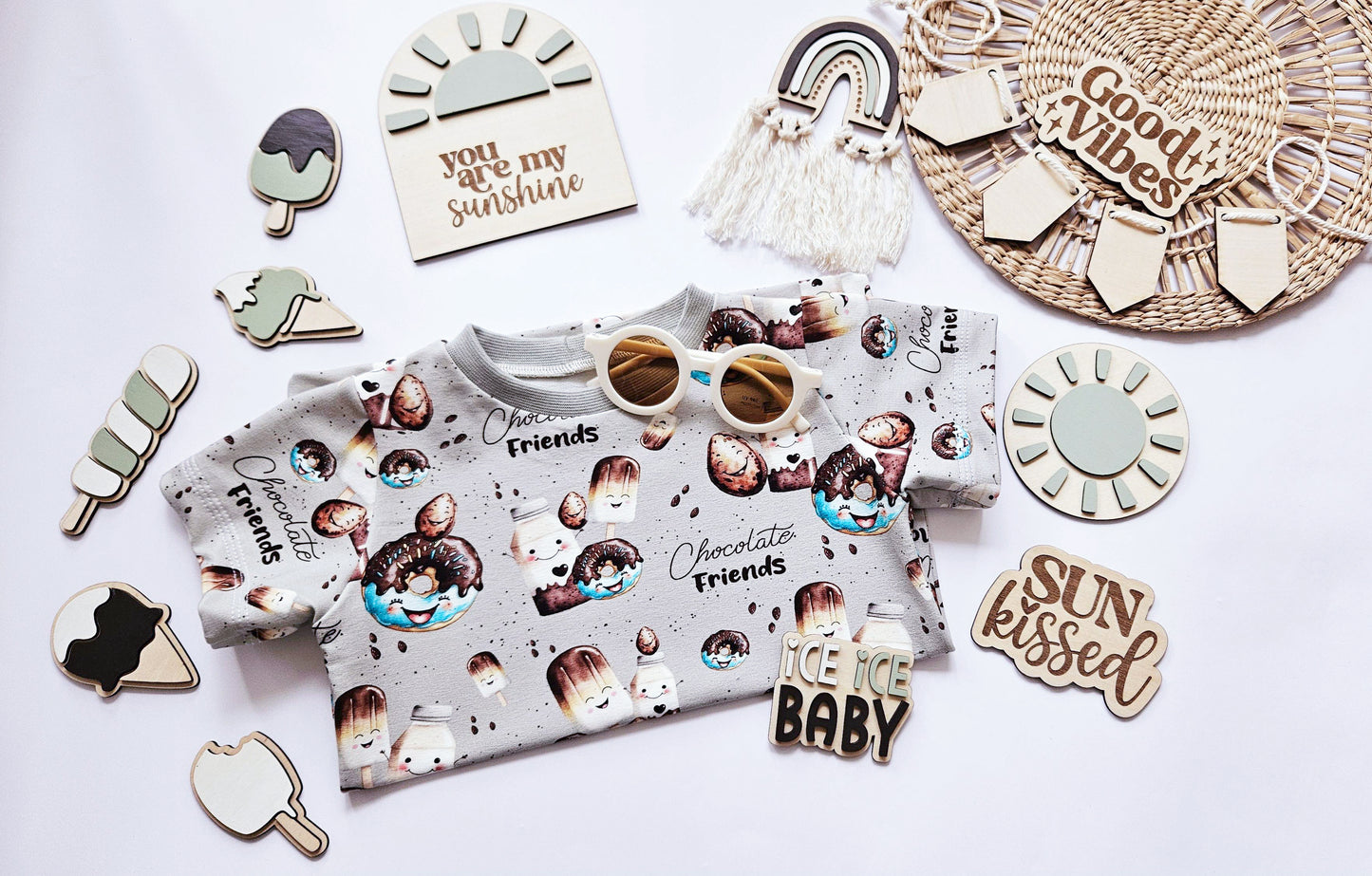 Flatlay Set - Ice Ice Baby grün