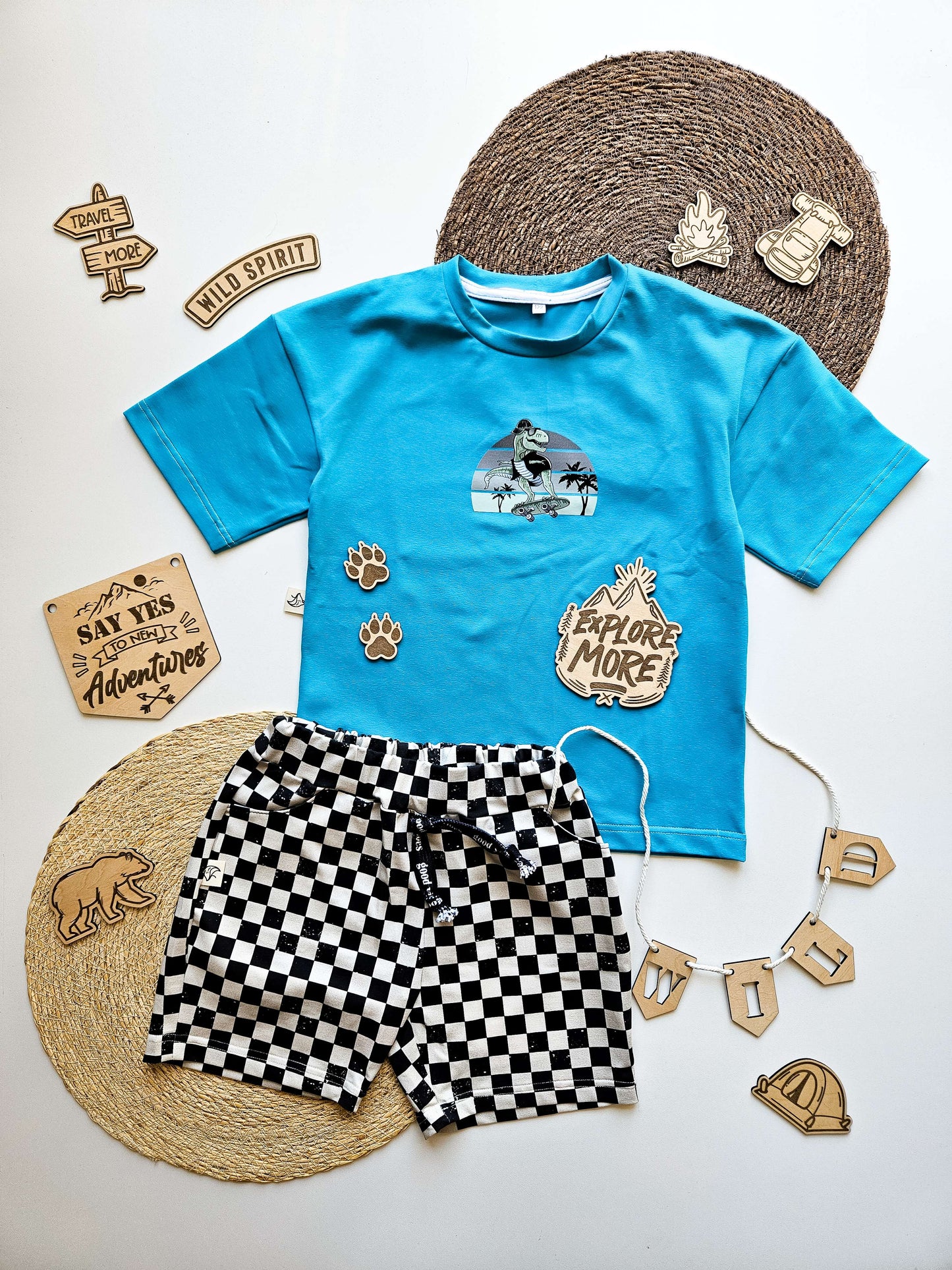 Flatlay Set - Adventure graviert