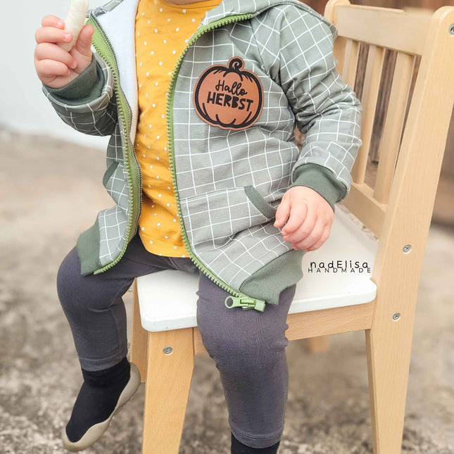 Kunstlederlabel - Hallo Herbst