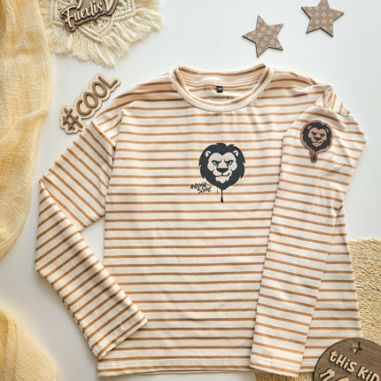 Kunstlederlabel - Löwe