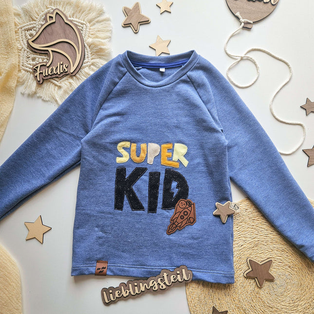 Kunstlederlabel - Set Rakete