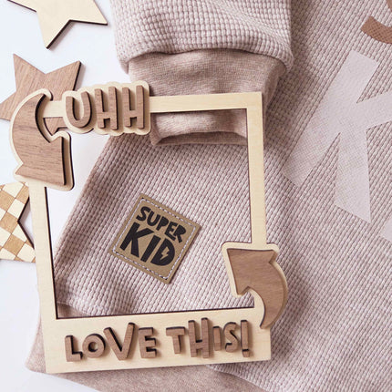 Kunstlederlabel - Super Kid