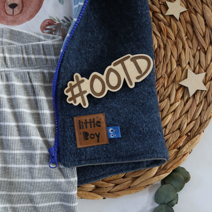 Schild - #OOTD graviert