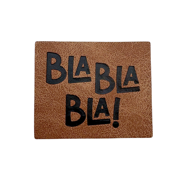 Bla Bla Bla - Iron on