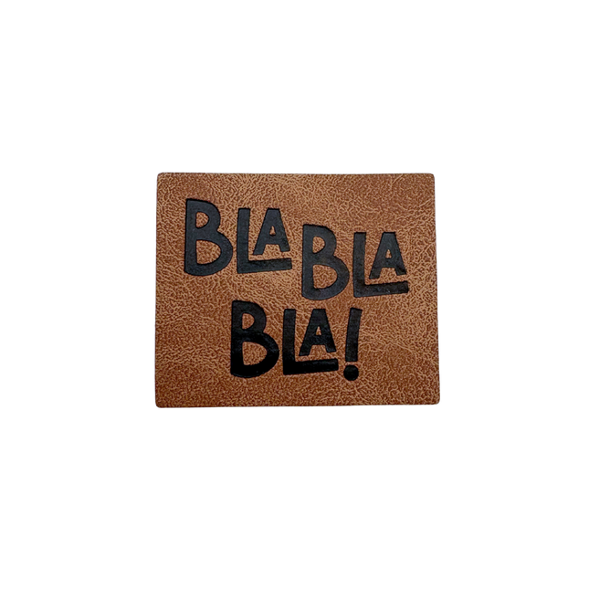 Bla Bla Bla - Iron on