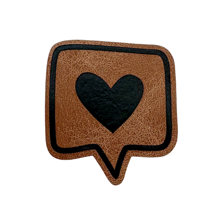 Herz Sprechblase - Iron on