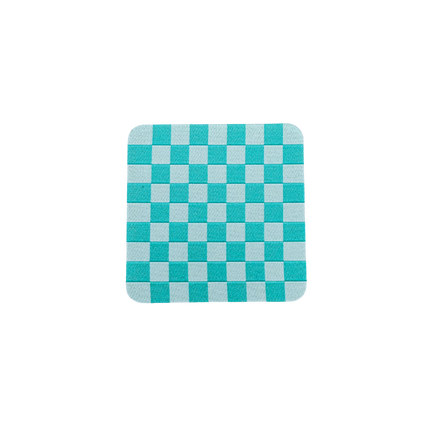 Iron on Weblabel - Grid mint