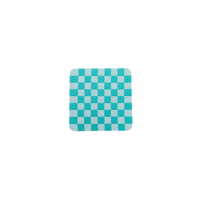 Iron on Weblabel - Grid mint