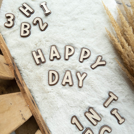 Buchstaben - Normal dunkel