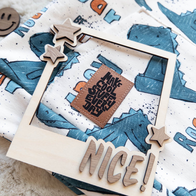 Kunstlederlabel - Make cool stuff