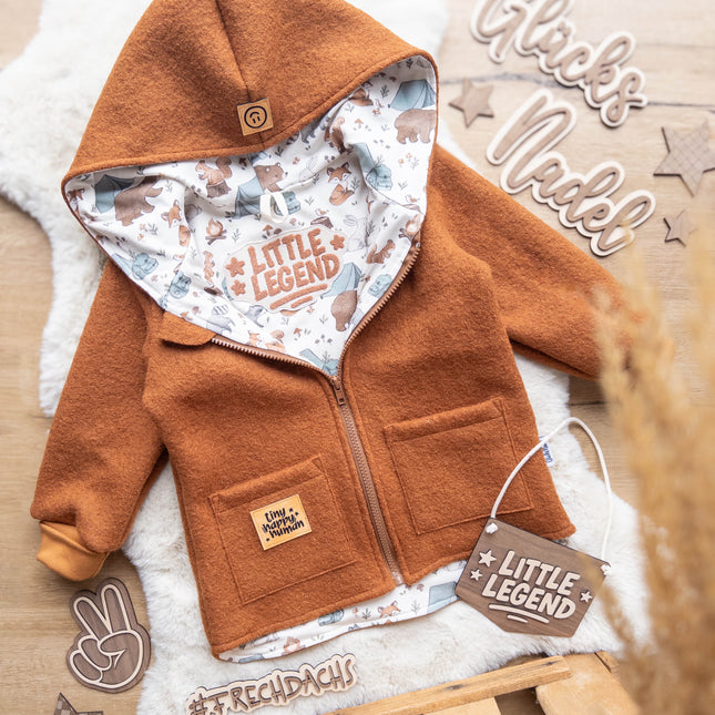 Kunstlederlabel - Smile Mini