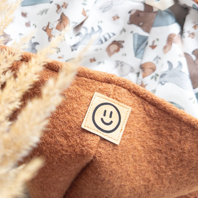 Kunstlederlabel - Smile Mini