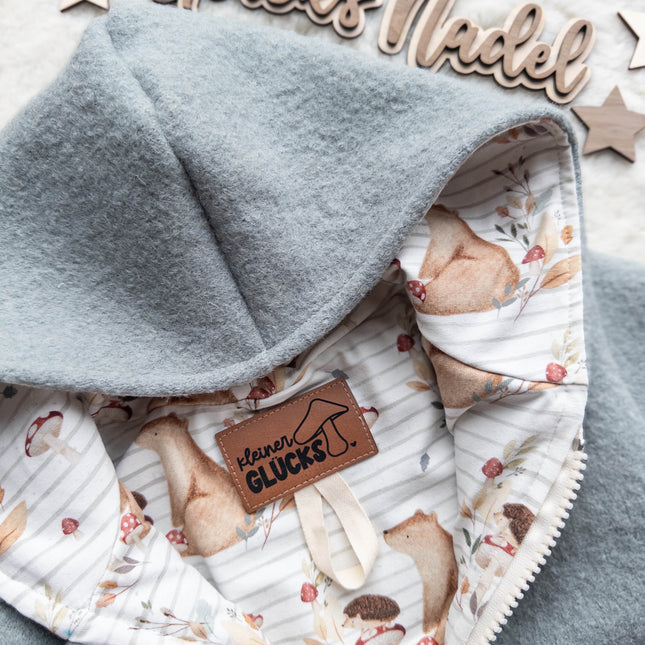 Kunstlederlabel - Kleiner Glückspilz