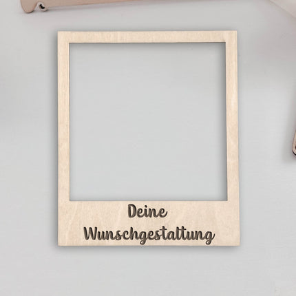 personalisierter Polaroid Rahmen graviert