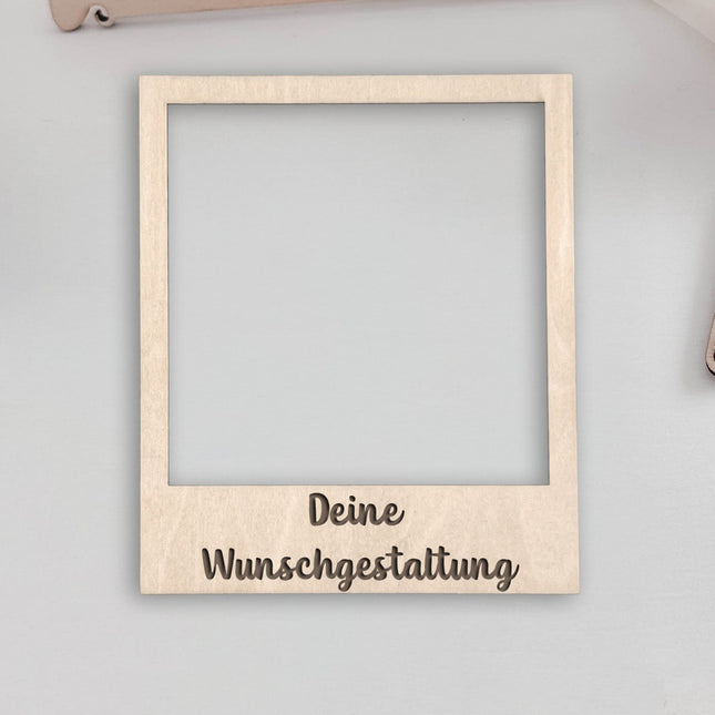 personalisierter Polaroid Rahmen graviert
