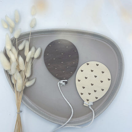 Luftballon - Herzen graviert