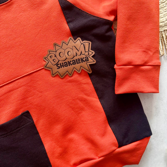 Kunstlederlabel - BOOM Shakalaka