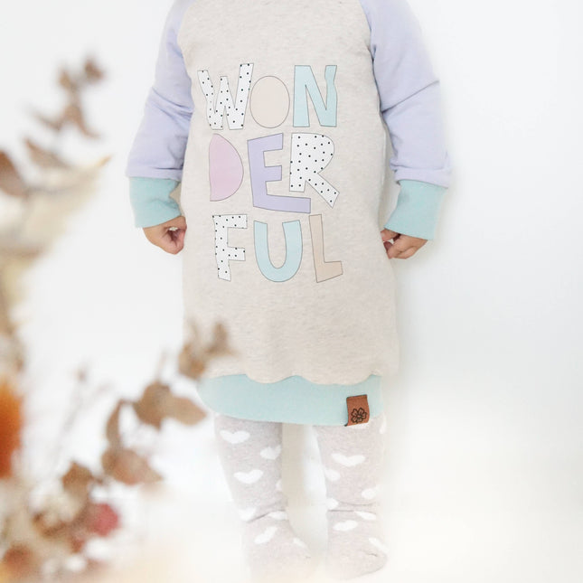 Kunstlederlabel - Knick Blume