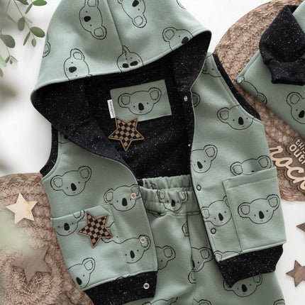 Kunstlederlabel - Stern Grid