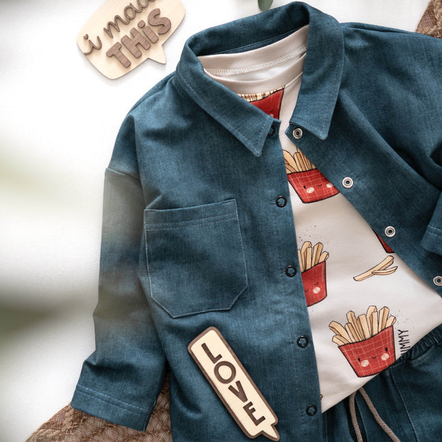 Sprechblase "I made this"