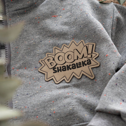 Kunstlederlabel - BOOM Shakalaka