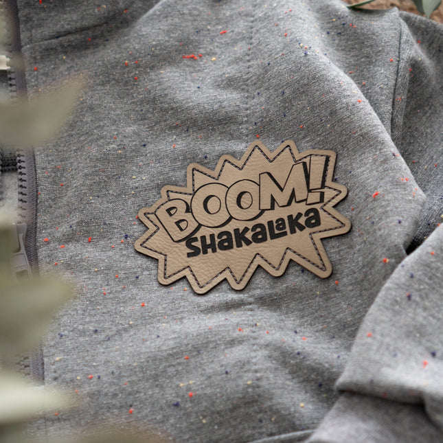Kunstlederlabel - BOOM Shakalaka