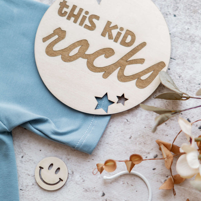 Flatlay Set - This Kid rocks graviert