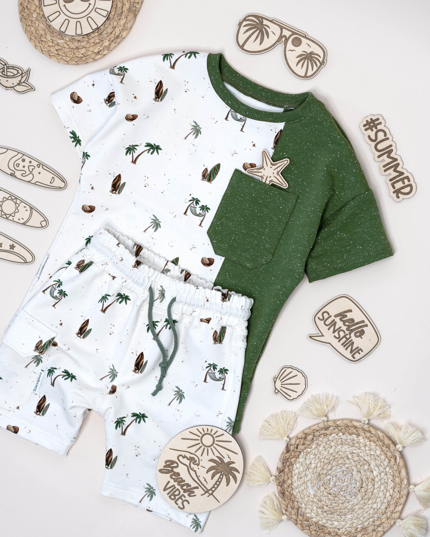 Flatlay Set - Beach Vibes graviert