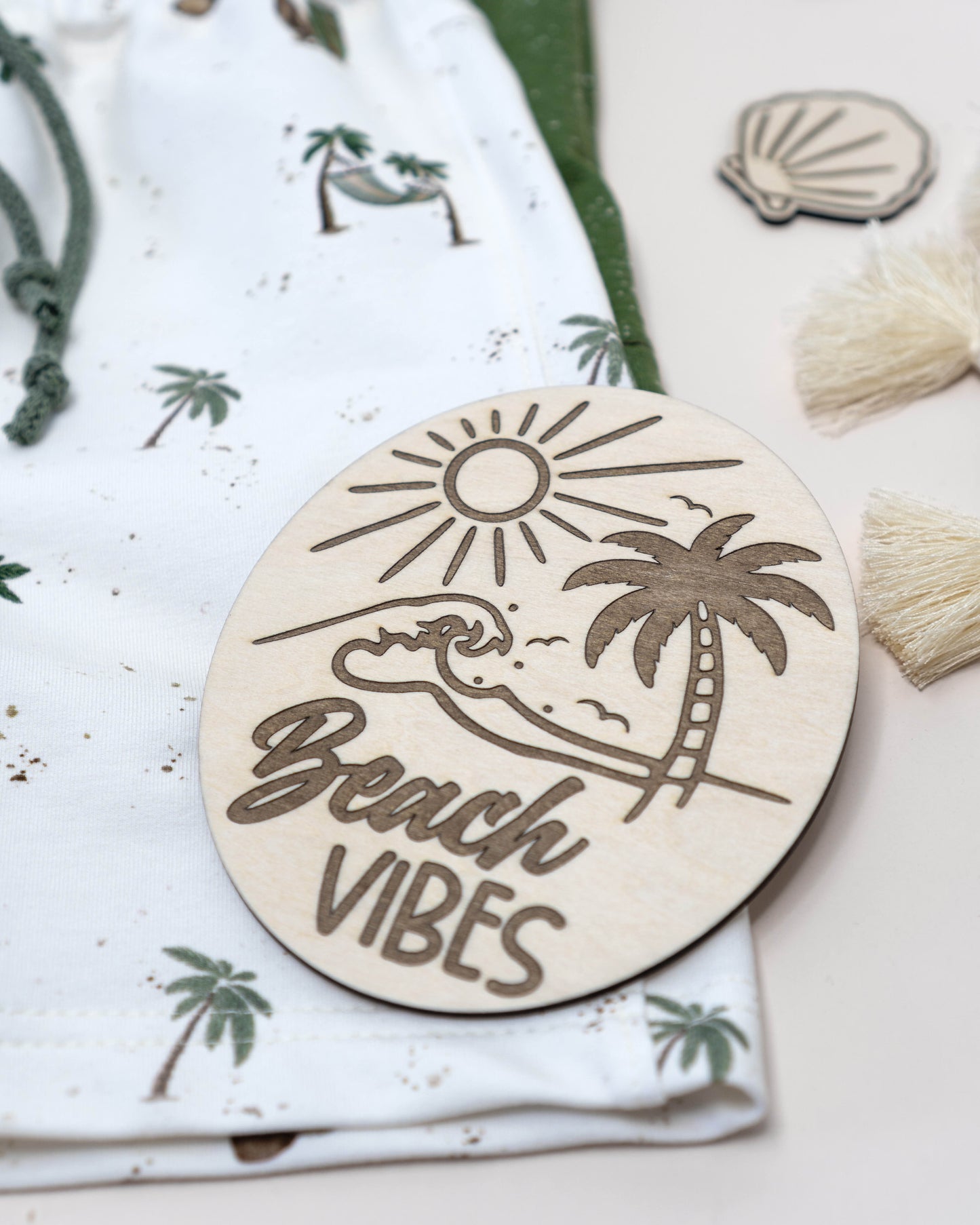 Flatlay Set - Beach Vibes graviert