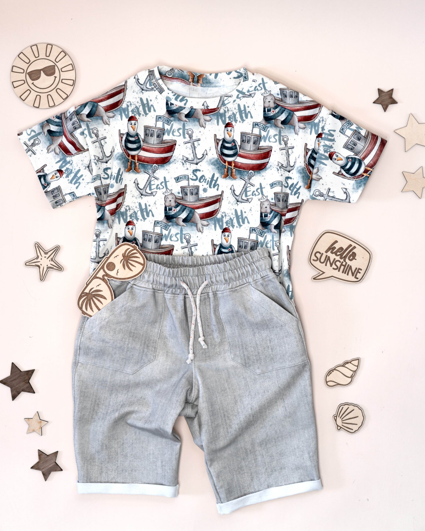 Flatlay Set - Beach Vibes graviert