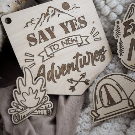 Flatlay Set - Adventure graviert