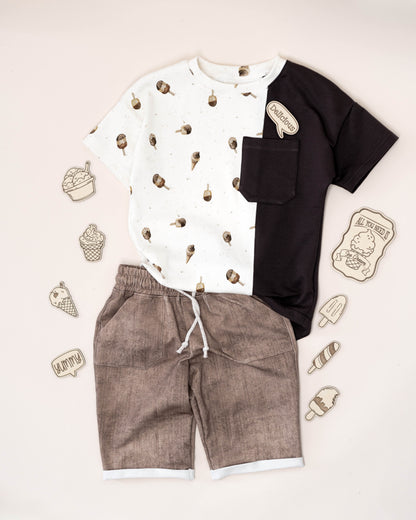 Flatlay Set - Icecream graviert