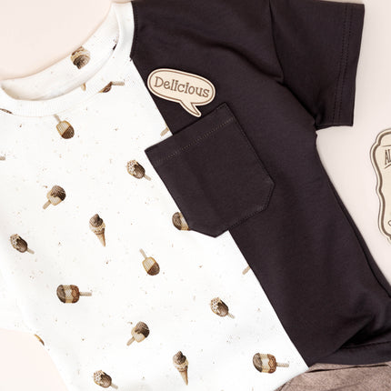 Flatlay Set - Icecream graviert