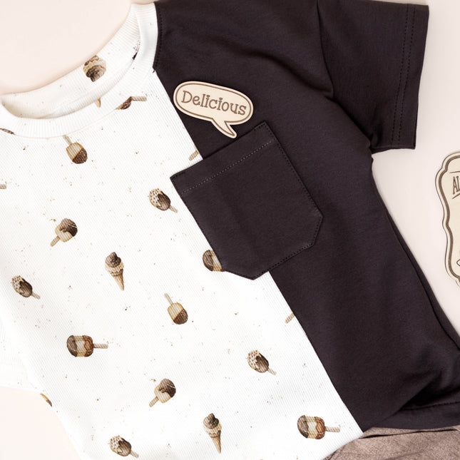 Flatlay Set - Icecream graviert